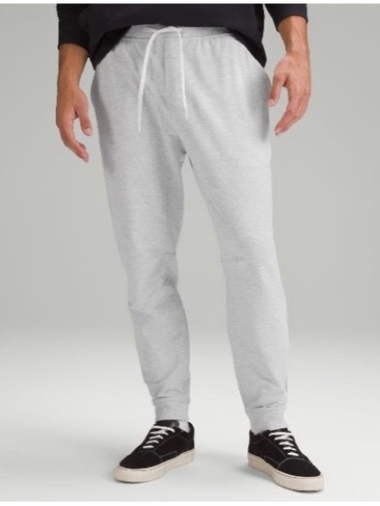 lululemon athletica Other - Lululemon City Sweat Jogger Shorter Heathered Light Grey Size M